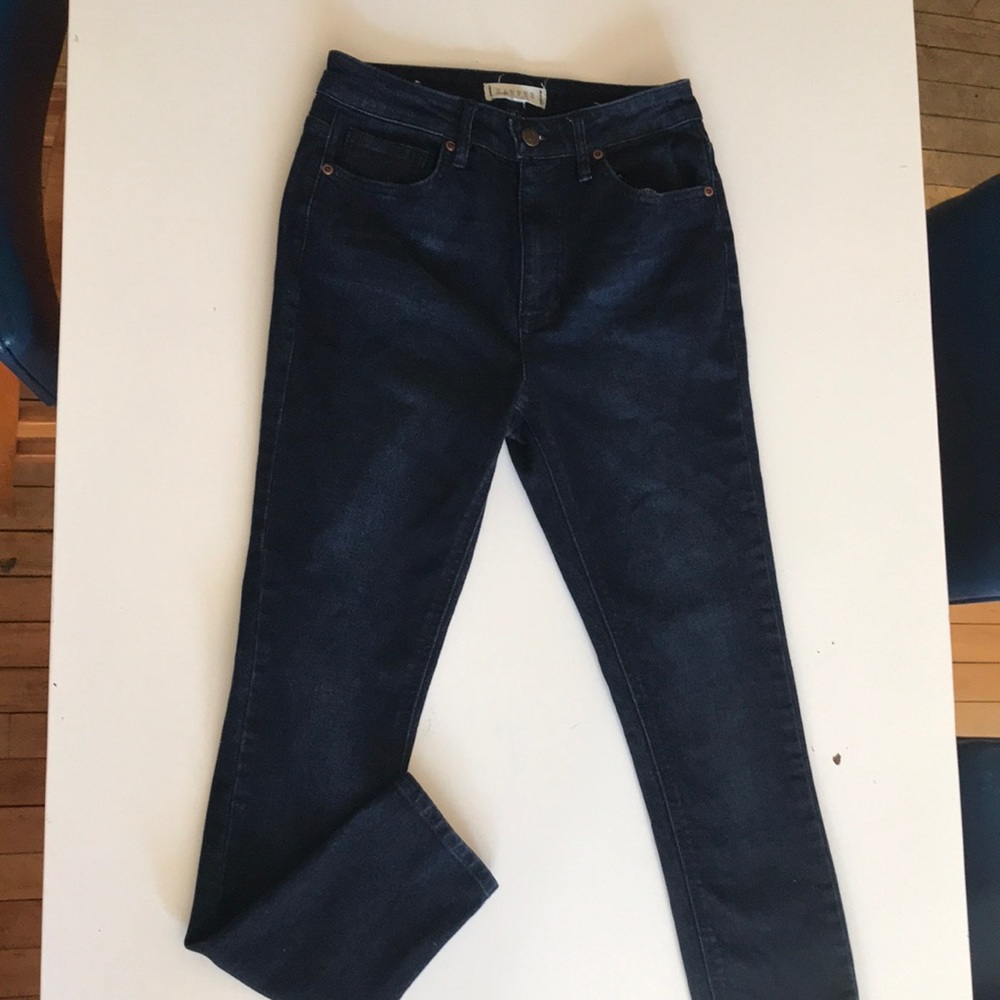 Harper Heritage High Rise Dark Rinse Skinny Jeans